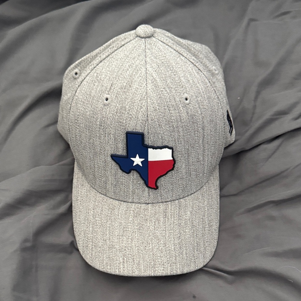 Grey Texas 28 PVC Flag Baseball Cap Branded Bills